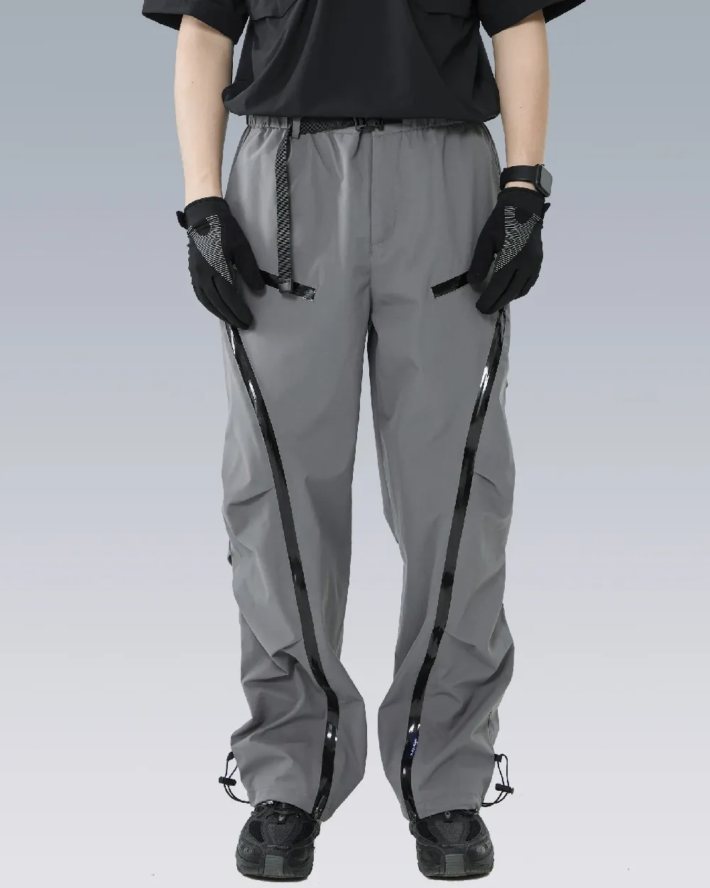 Grey techwear pants "Gonan" - Image 5