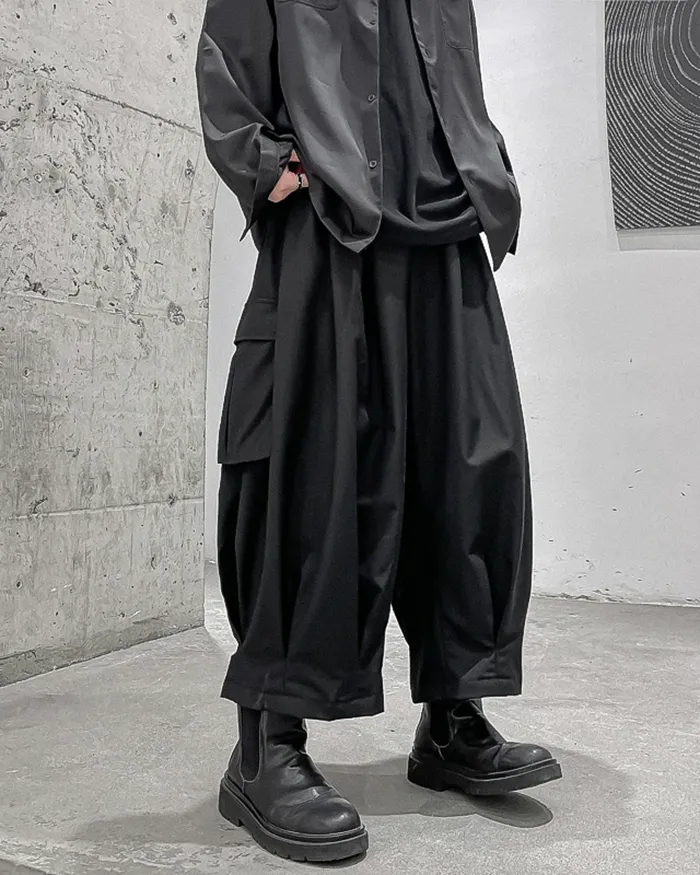 Hakama Cargo Pants "Katazu" - Image 3