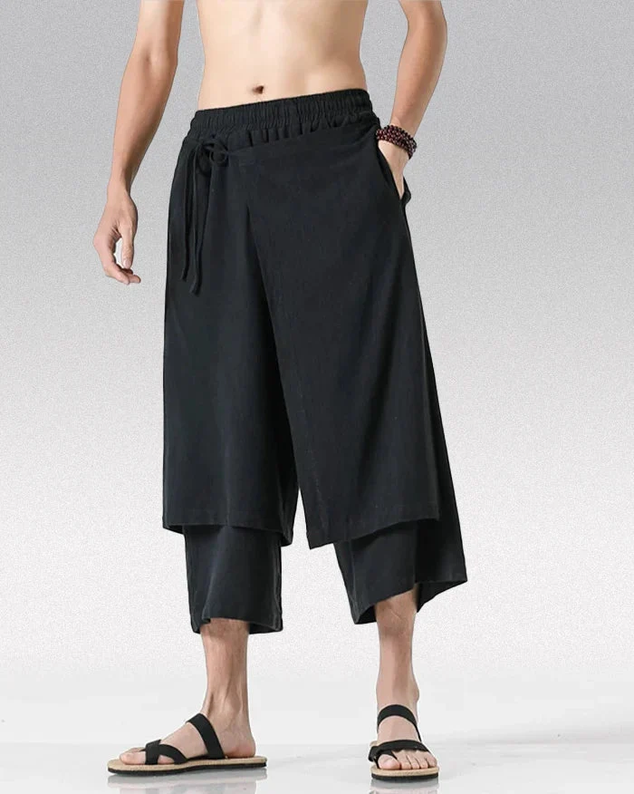 Hakama inspired pants "Tagawa" - Image 2