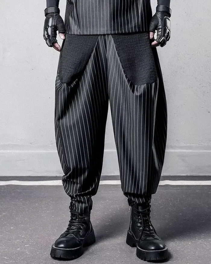 Harem Patchwork pants "Akawa" - Image 4