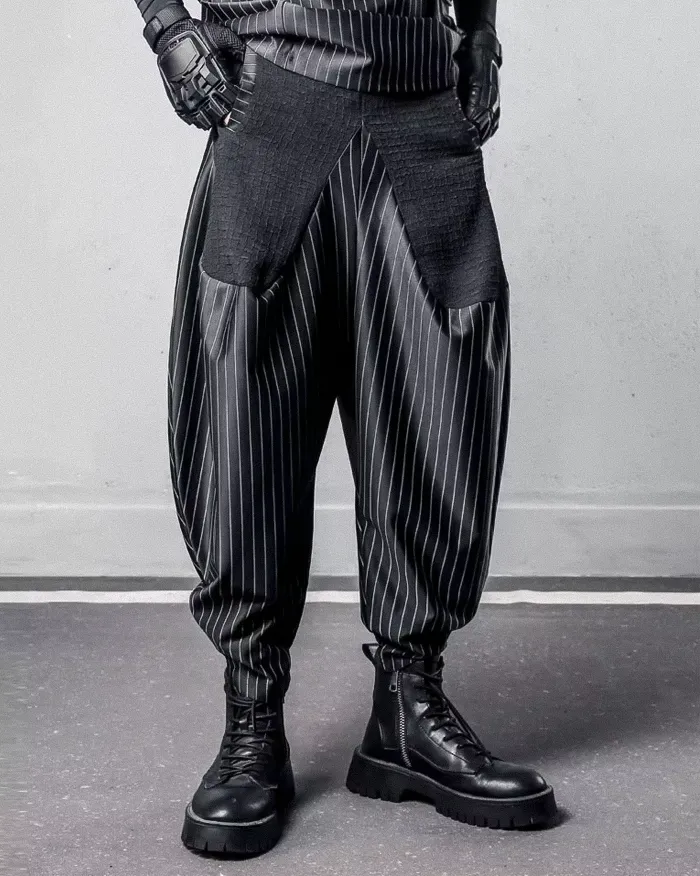 Harem Patchwork pants "Akawa" - Image 5