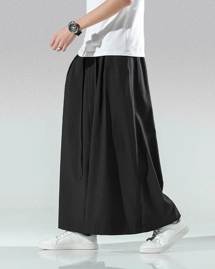Japanese wide leg pants men's "Yawata" - Image 4