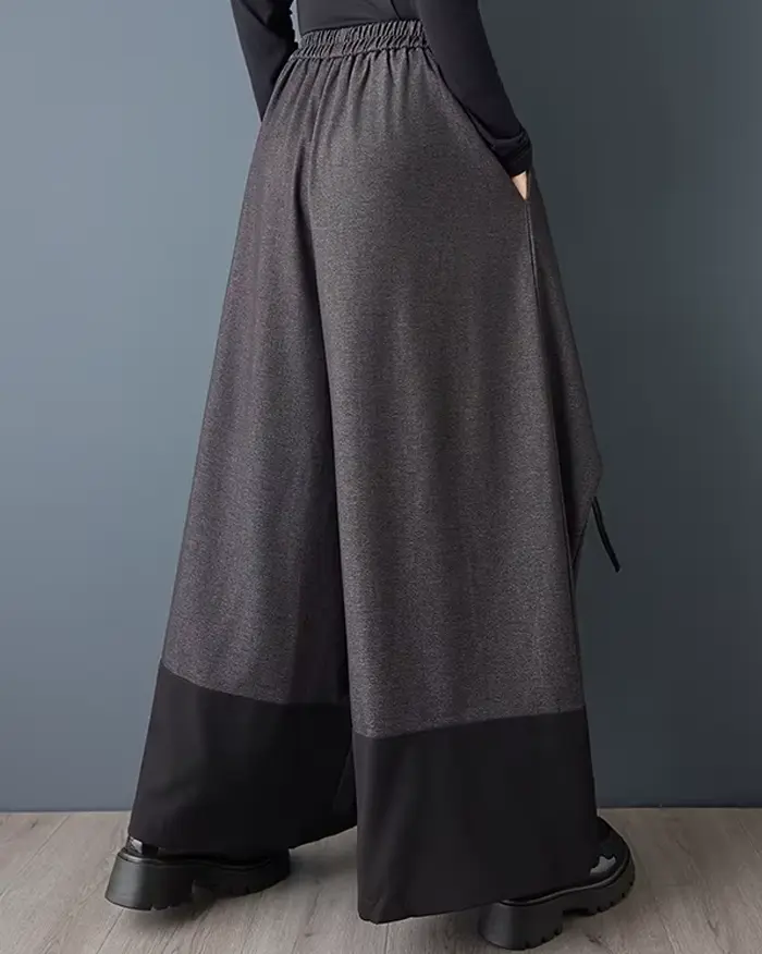 Japanese wide leg pants women "Suyama" - Image 3