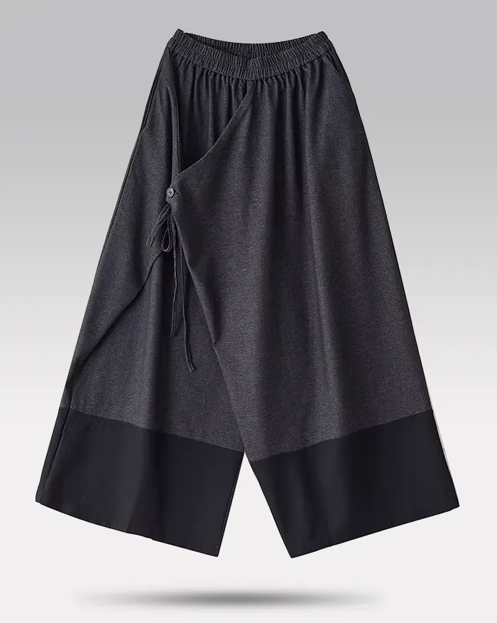 Japanese wide leg pants women "Suyama" - Image 5