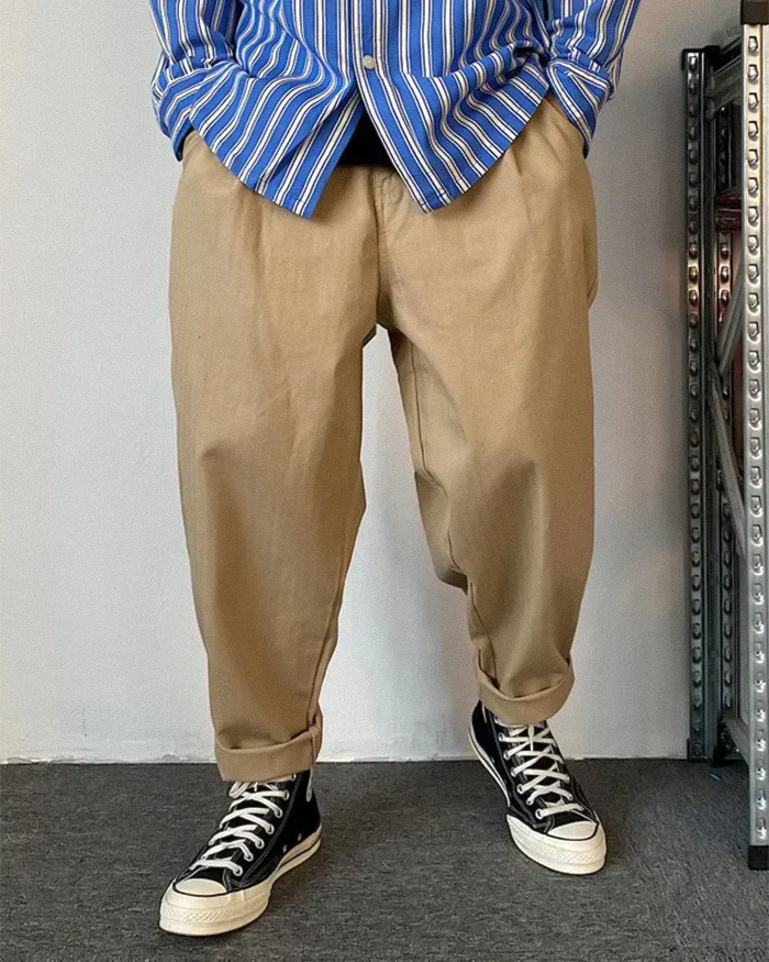 Khaki streetwear pants "Hiro" - Image 3