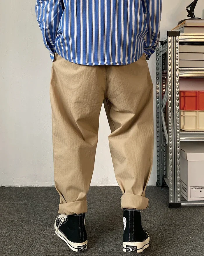 Khaki streetwear pants "Hiro" - Image 4