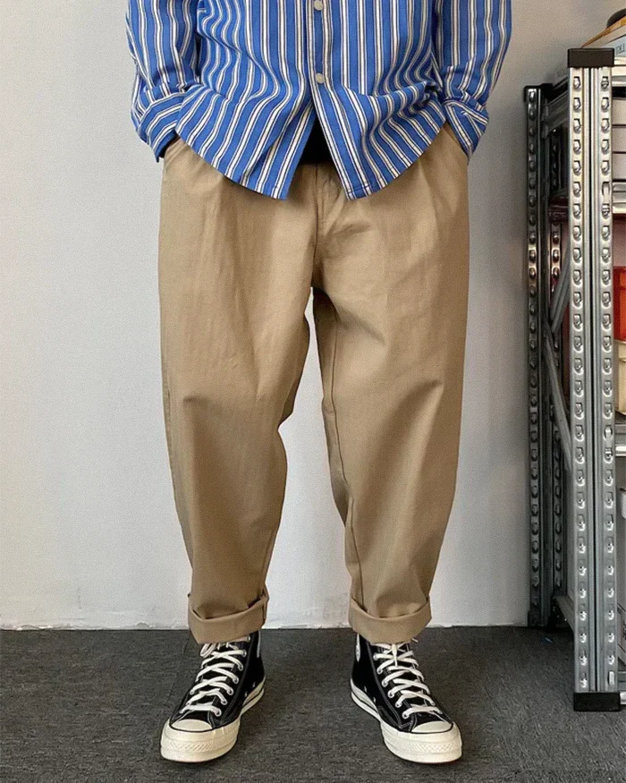 Khaki streetwear pants "Hiro" - Image 5