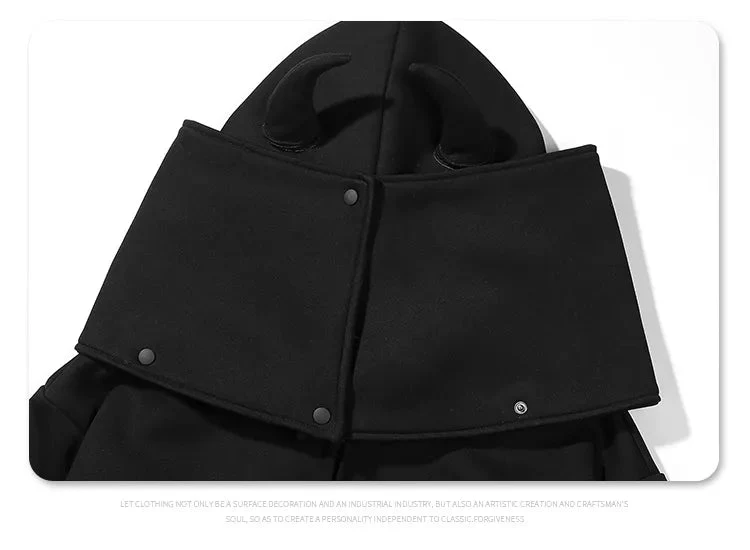 "Kotetsu" Hoodie with horns - Image 14