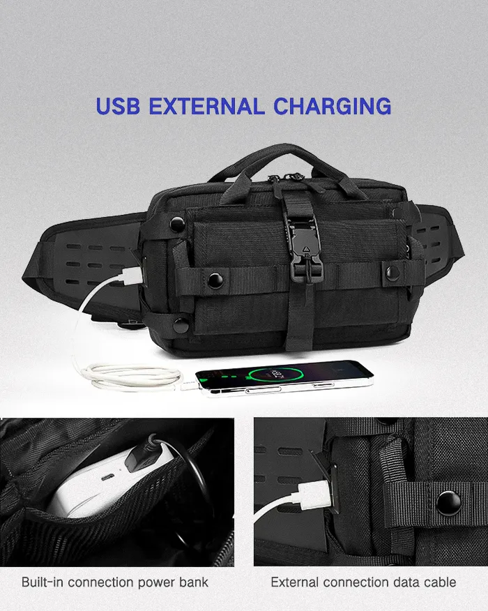 Large cross body fanny pack "Shinami" - Image 5