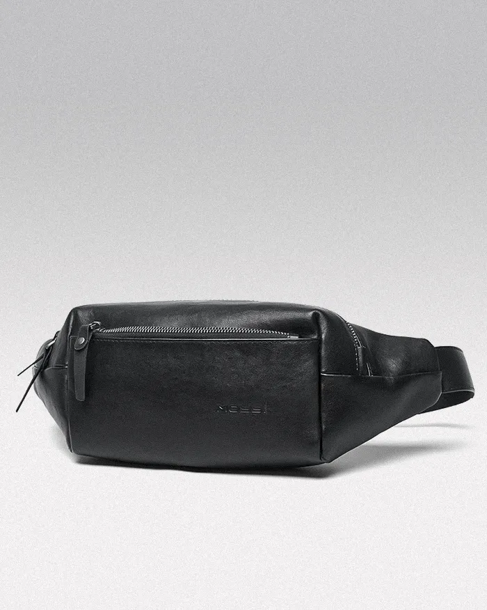 Leather fanny pack crossbody "Arao" - Image 5