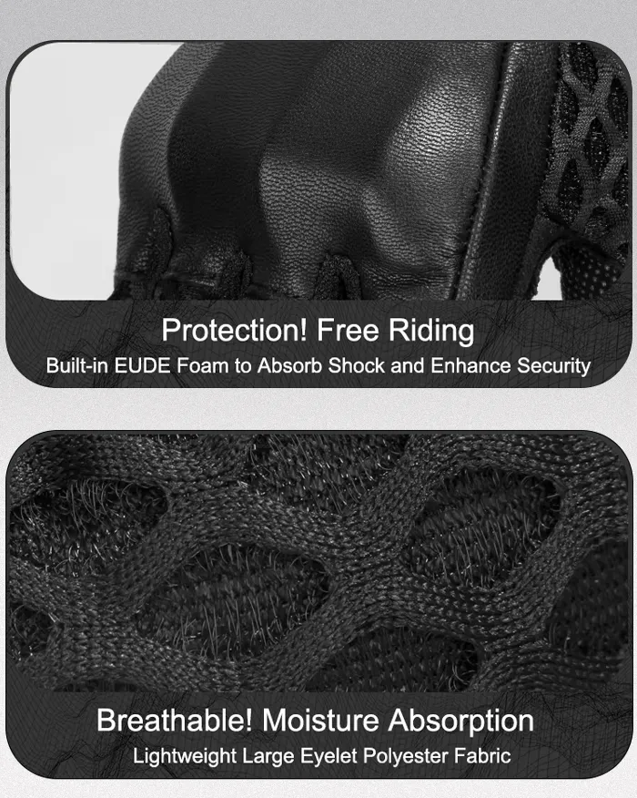 Leather gloves screen touch "Shiboso" - Image 15
