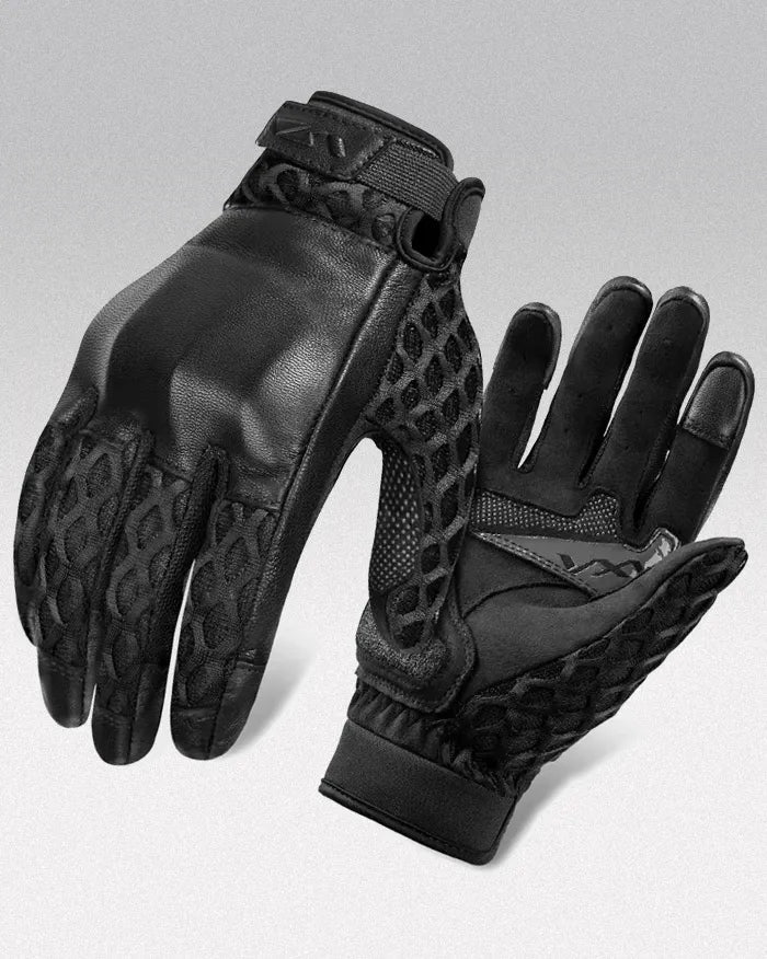 Leather gloves screen touch "Shiboso" - Image 2
