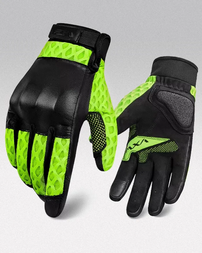 Leather gloves screen touch "Shiboso" - Image 4