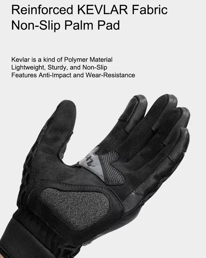 Leather gloves screen touch "Shiboso" - Image 9