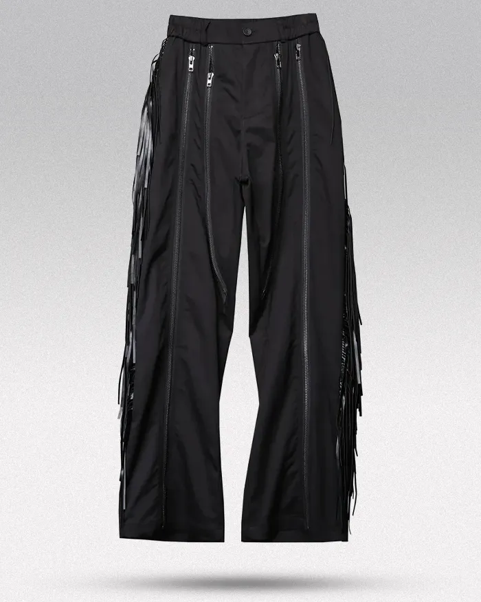 Leather Tassel pants "Kasha" - Image 10