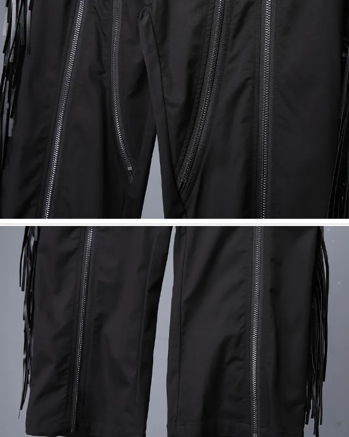 Leather Tassel pants "Kasha" - Image 7