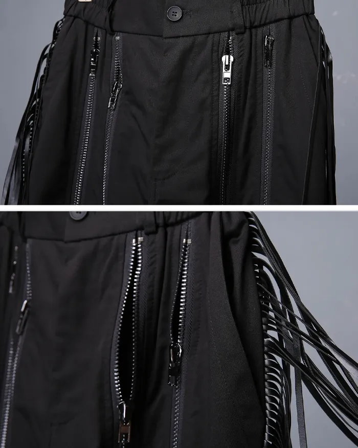 Leather Tassel pants "Kasha" - Image 8