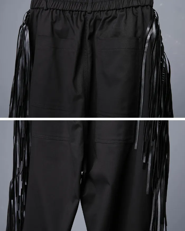 Leather Tassel pants "Kasha" - Image 9