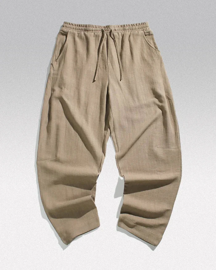 Linen harem pants "Kamatsu" - Image 12