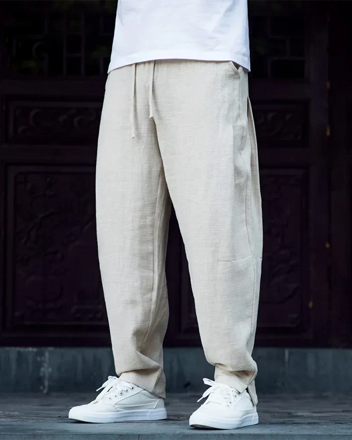 Linen harem pants "Kamatsu" - Image 3