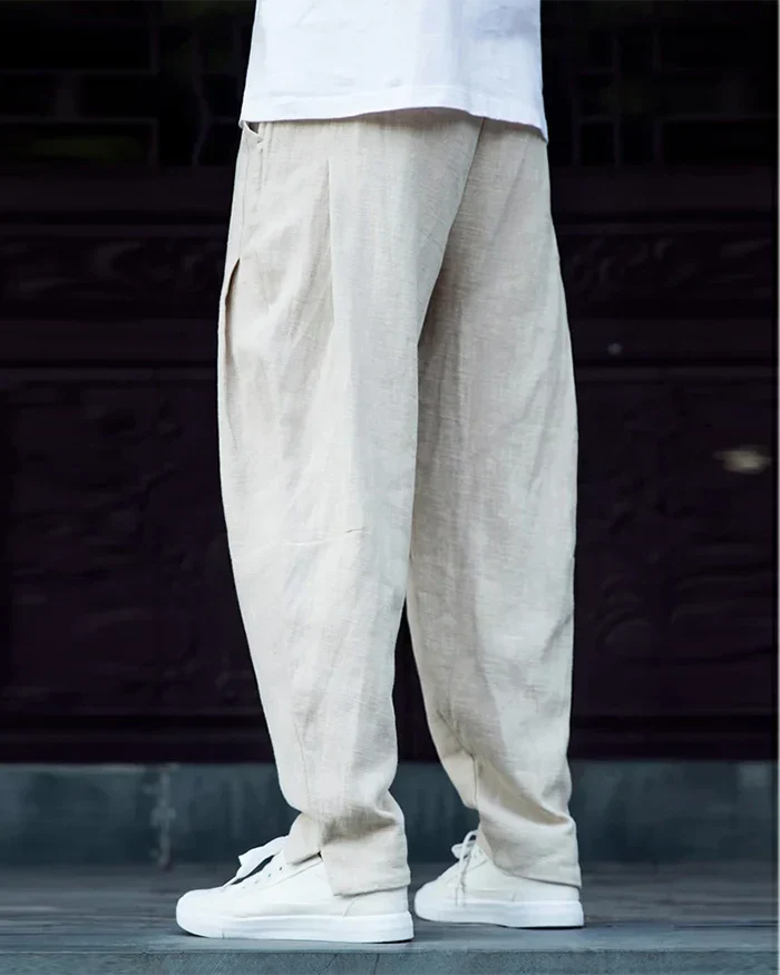 Linen harem pants "Kamatsu" - Image 4