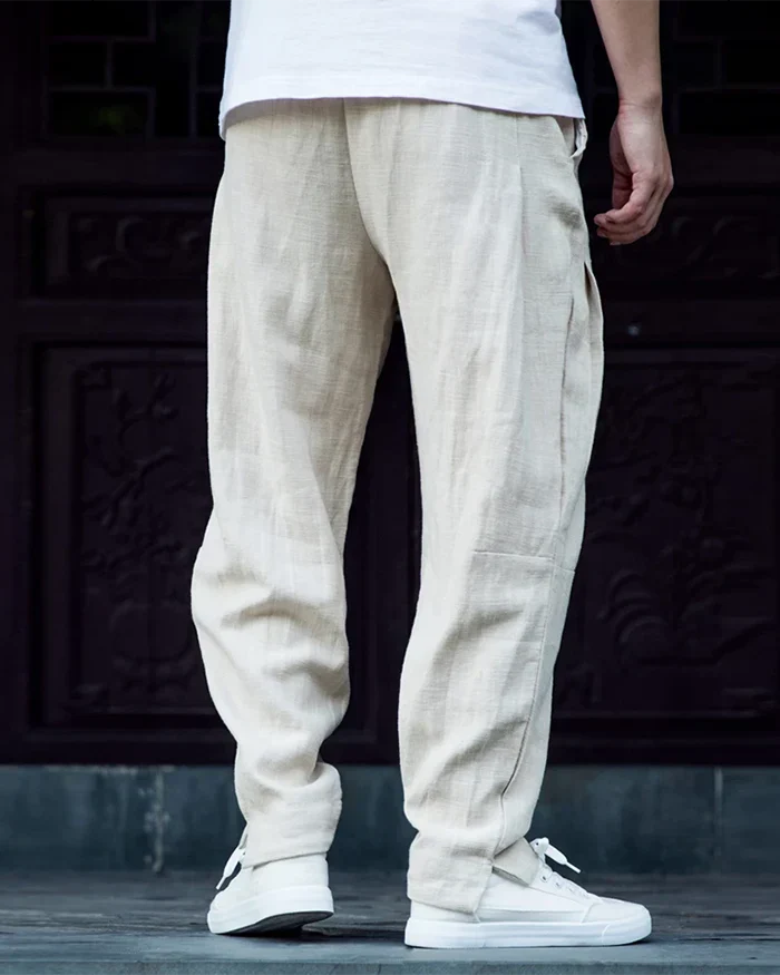 Linen harem pants "Kamatsu" - Image 7
