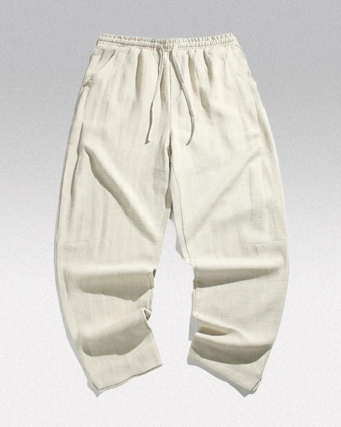 Linen harem pants "Kamatsu" - Image 8