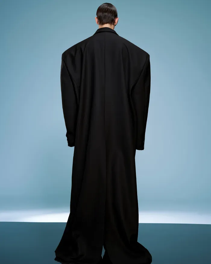 Long oversized trench coat "Zorva" - Image 4