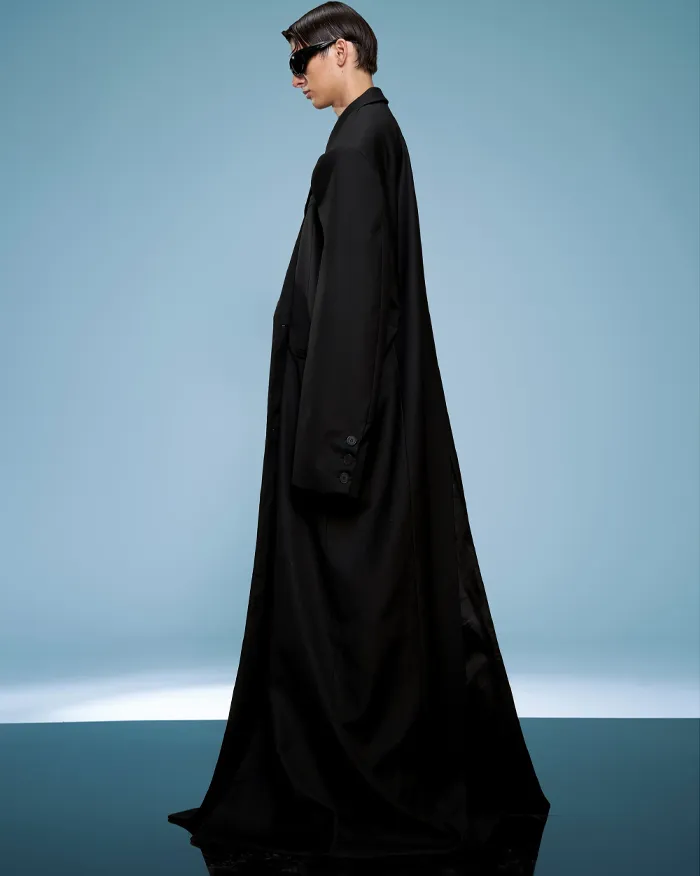 Long oversized trench coat "Zorva" - Image 5