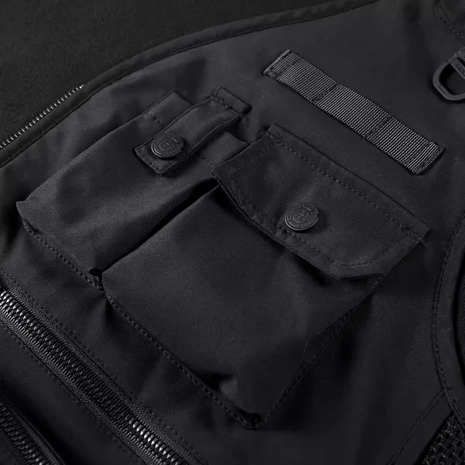Black Techwear Hoodie "Mamoto" - Image 5
