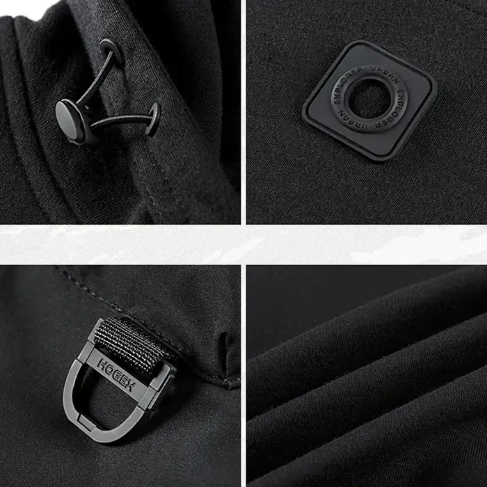 Black Techwear Hoodie "Mamoto" - Image 8