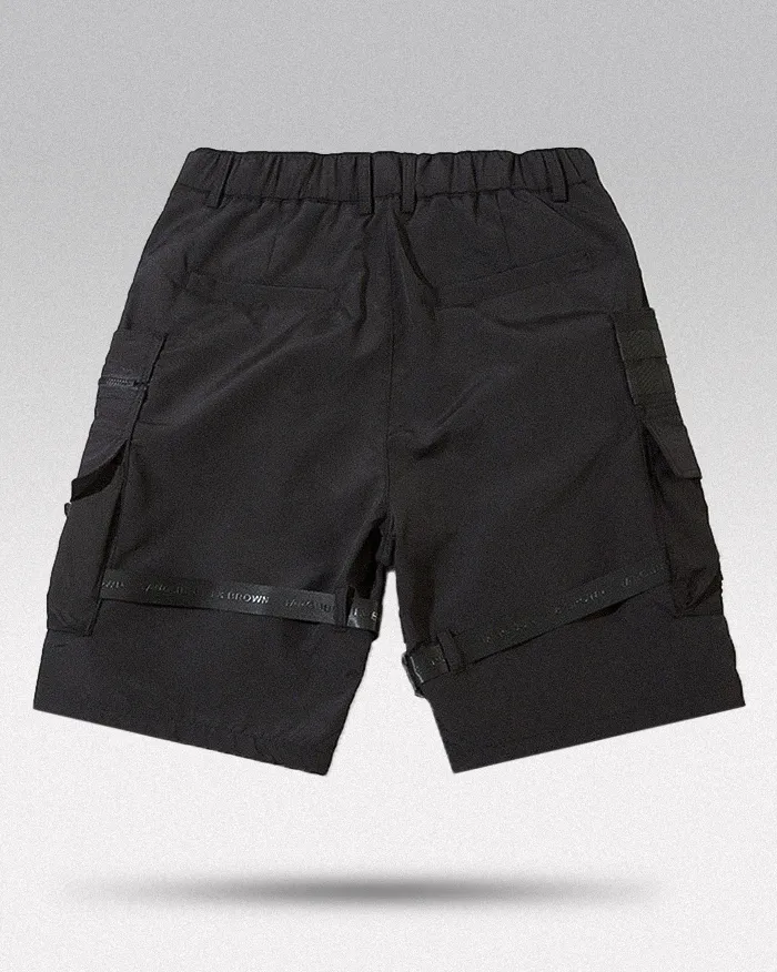 Mens black cargo shorts "Misawa" - Image 13