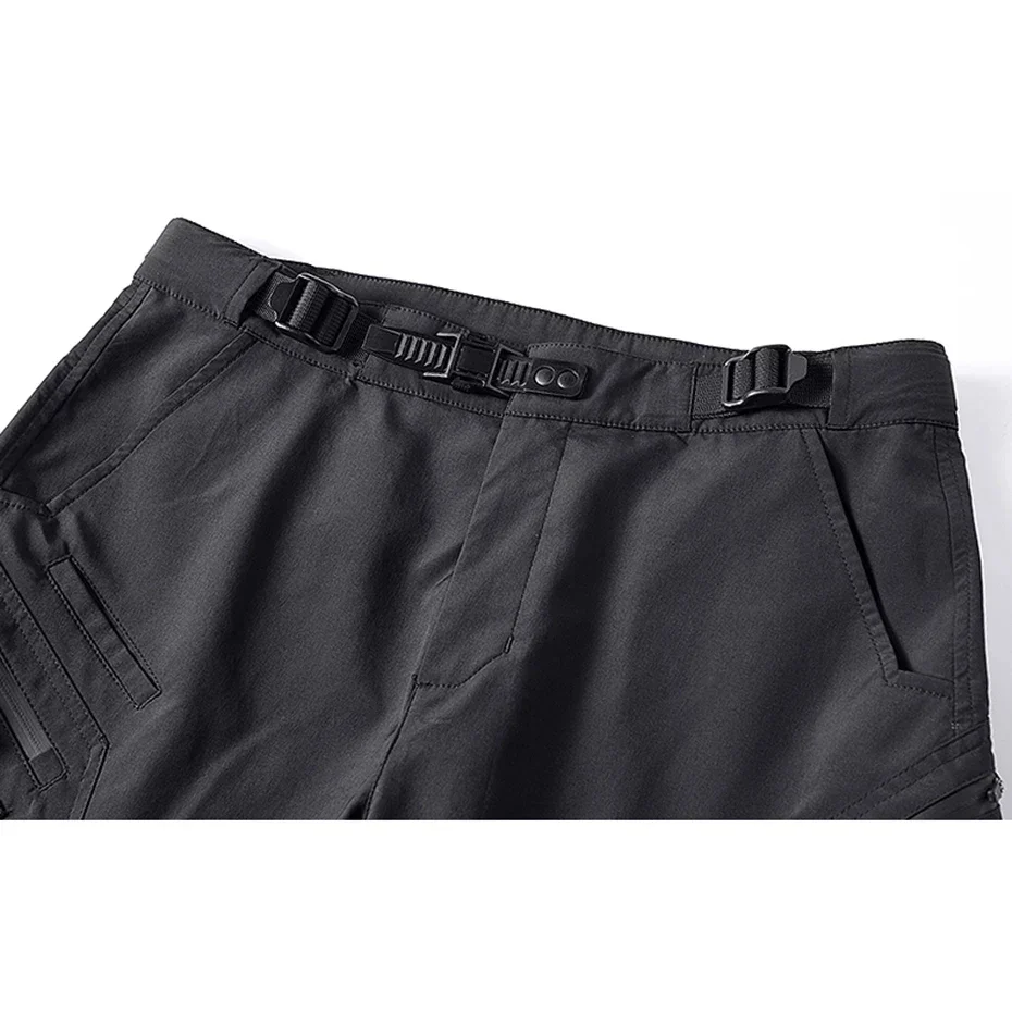 Men's black cargo shorts "Tateya" - Image 4