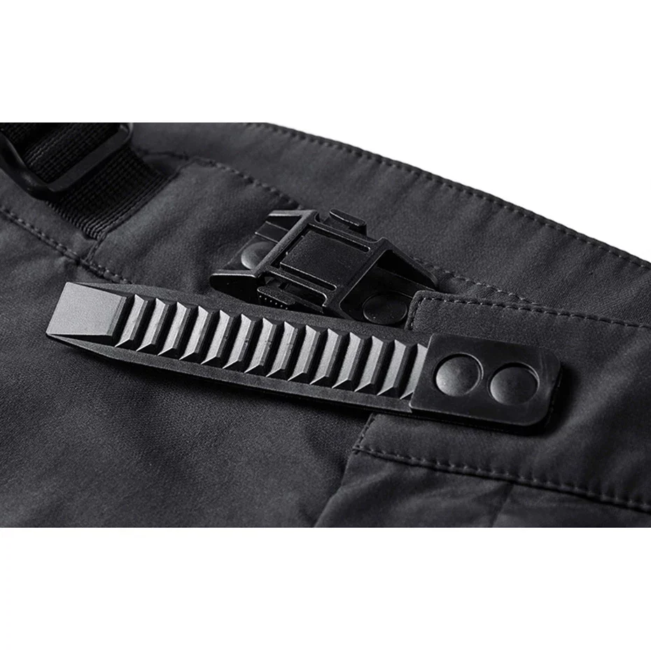 Men's black cargo shorts "Tateya" - Image 5