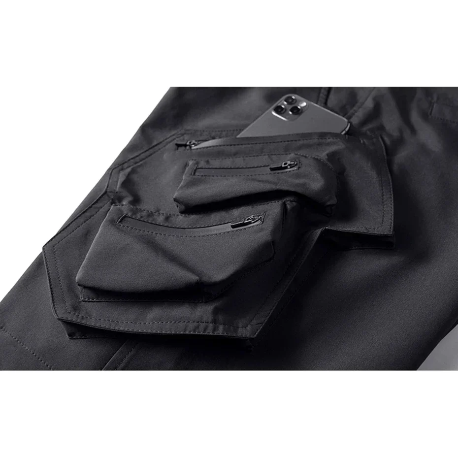 Men's black cargo shorts "Tateya" - Image 7