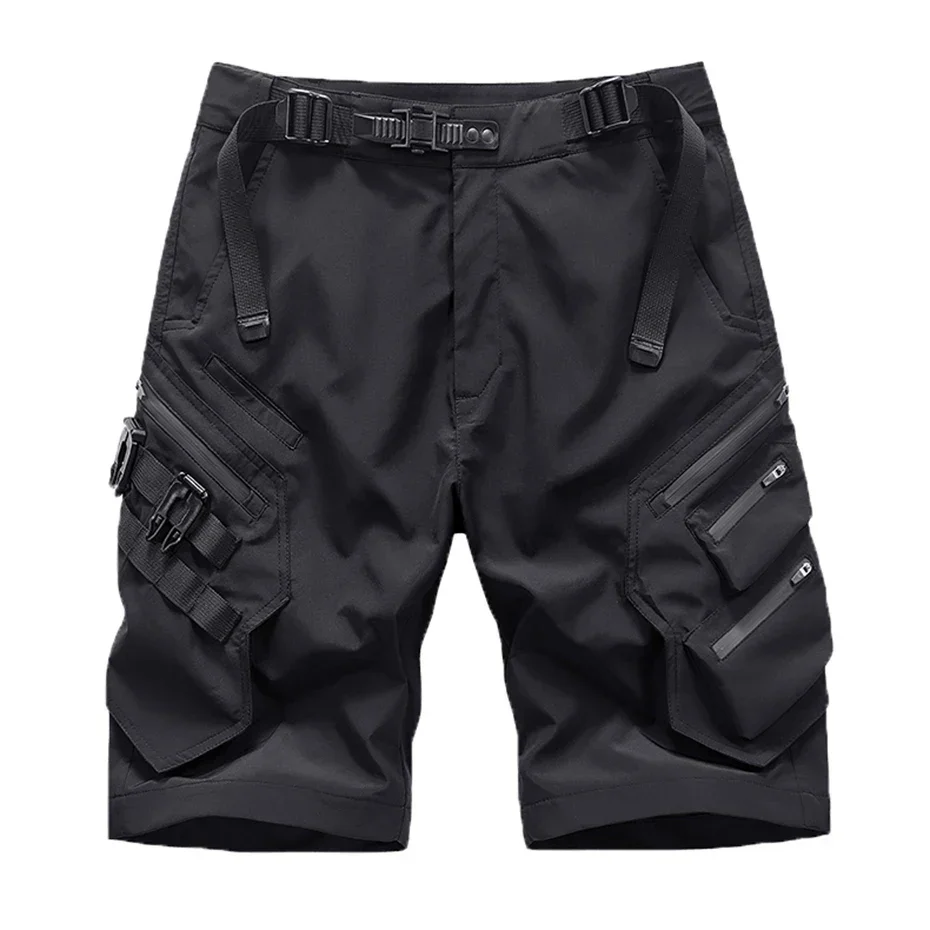 Men's black cargo shorts "Tateya" - Image 8