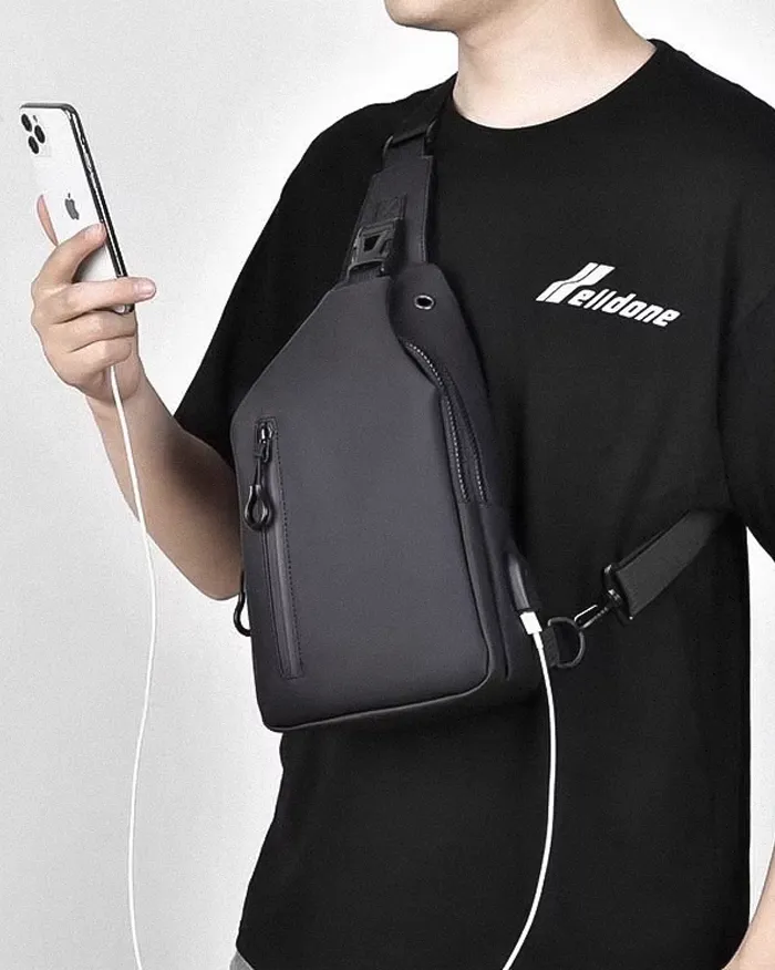 Men's crossbody bag streetwear "Makuzo" - Image 13