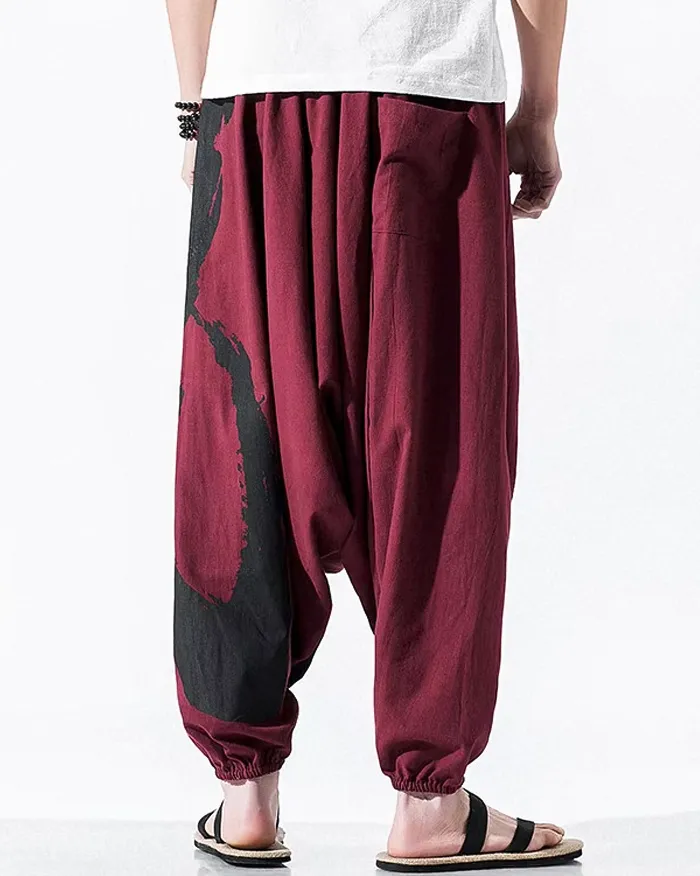 Men's crotch drop pants "Ishiga" - Image 11