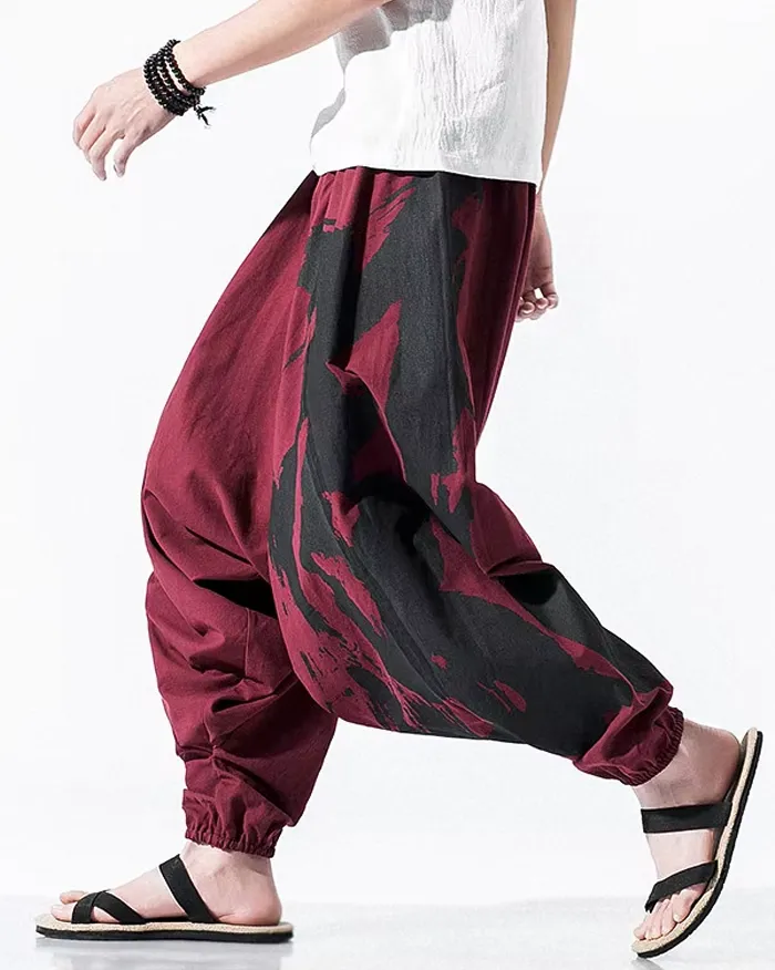 Men's crotch drop pants "Ishiga" - Image 3