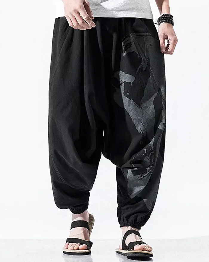 Men's crotch drop pants "Ishiga" - Image 4
