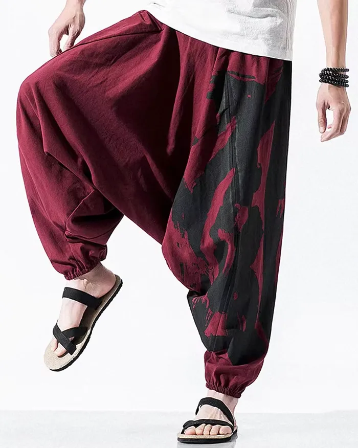 Men's crotch drop pants "Ishiga" - Image 5