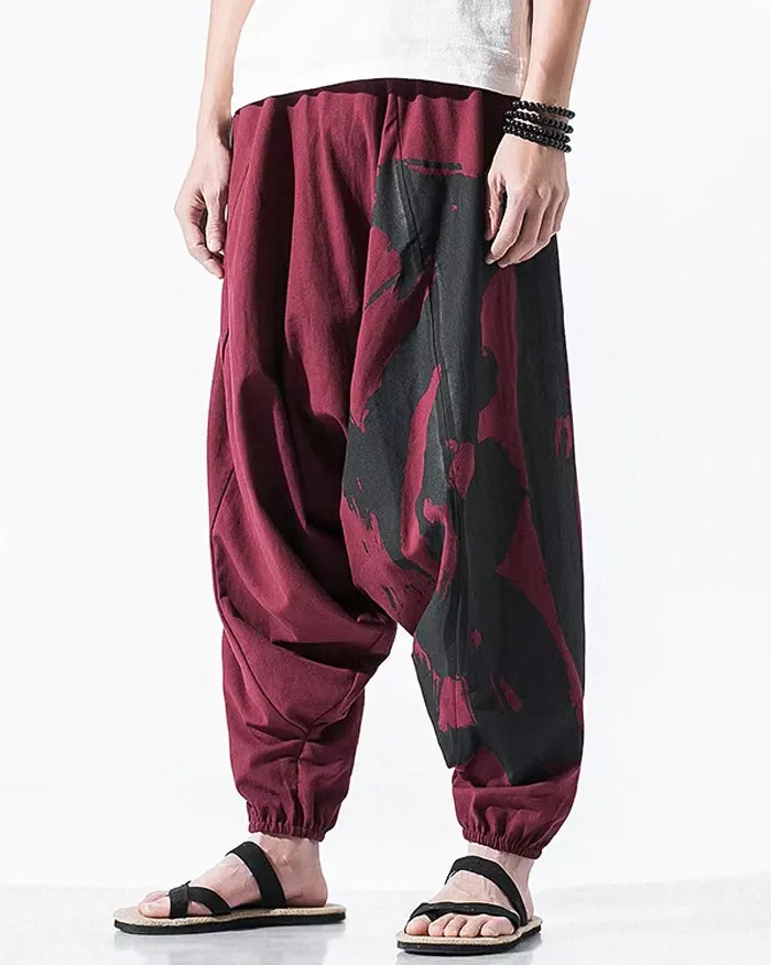 Men's crotch drop pants "Ishiga" - Image 6