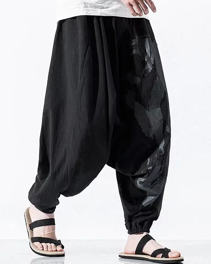 Men's crotch drop pants "Ishiga" - Image 8