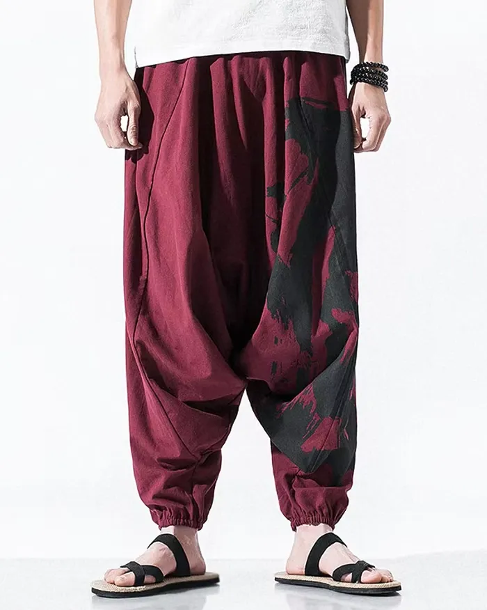 Men's crotch drop pants "Ishiga" - Image 9