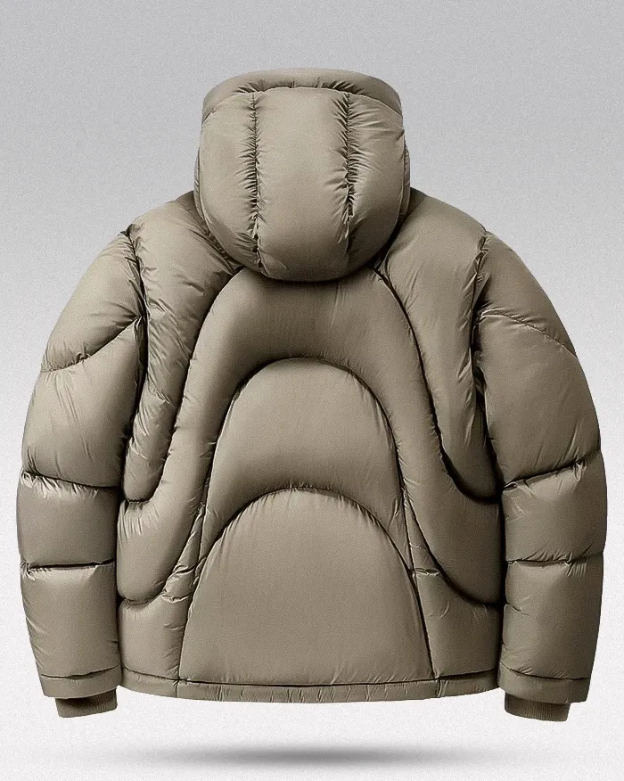 Men's down jacket with hood "Jisawa" - Image 3