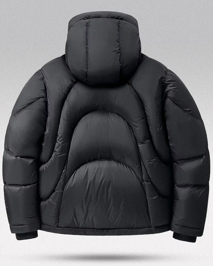 Men's down jacket with hood "Jisawa" - Image 4