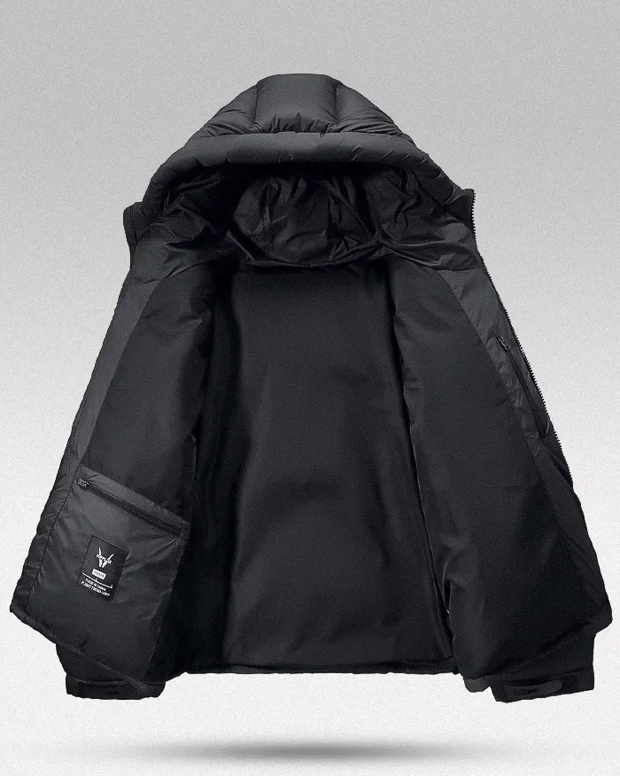 Men's down jacket with hood "Jisawa" - Image 5
