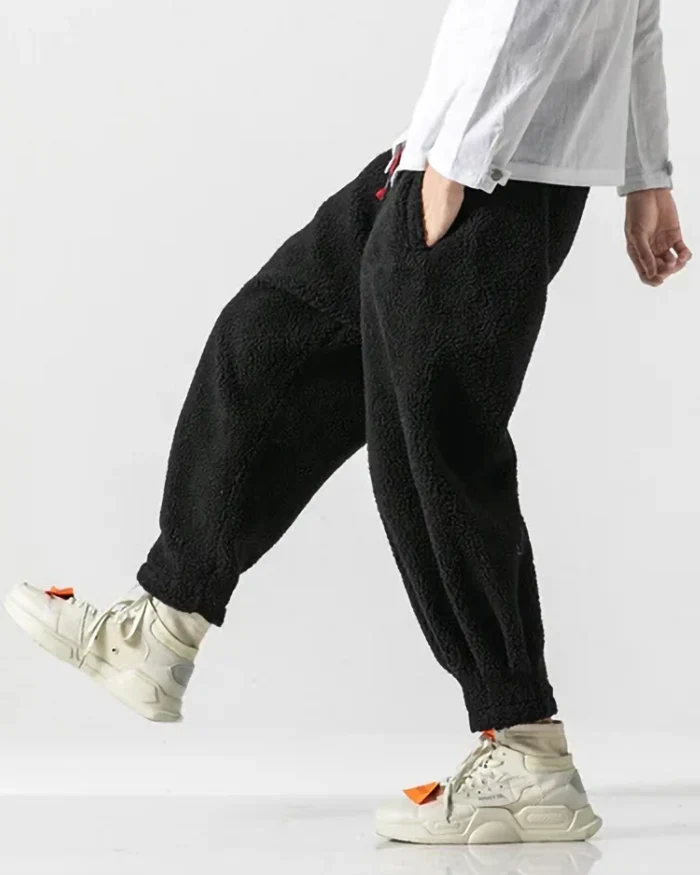 Men's fleece jogger pants "Tsugawa" - Image 4