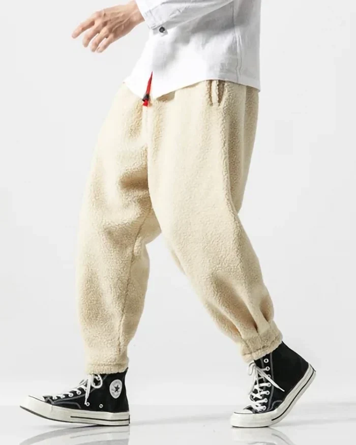 Men's fleece jogger pants "Tsugawa" - Image 8