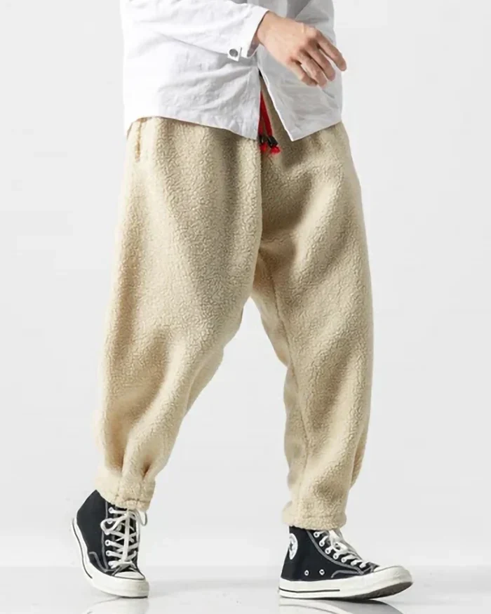 Men's fleece jogger pants "Tsugawa" - Image 9